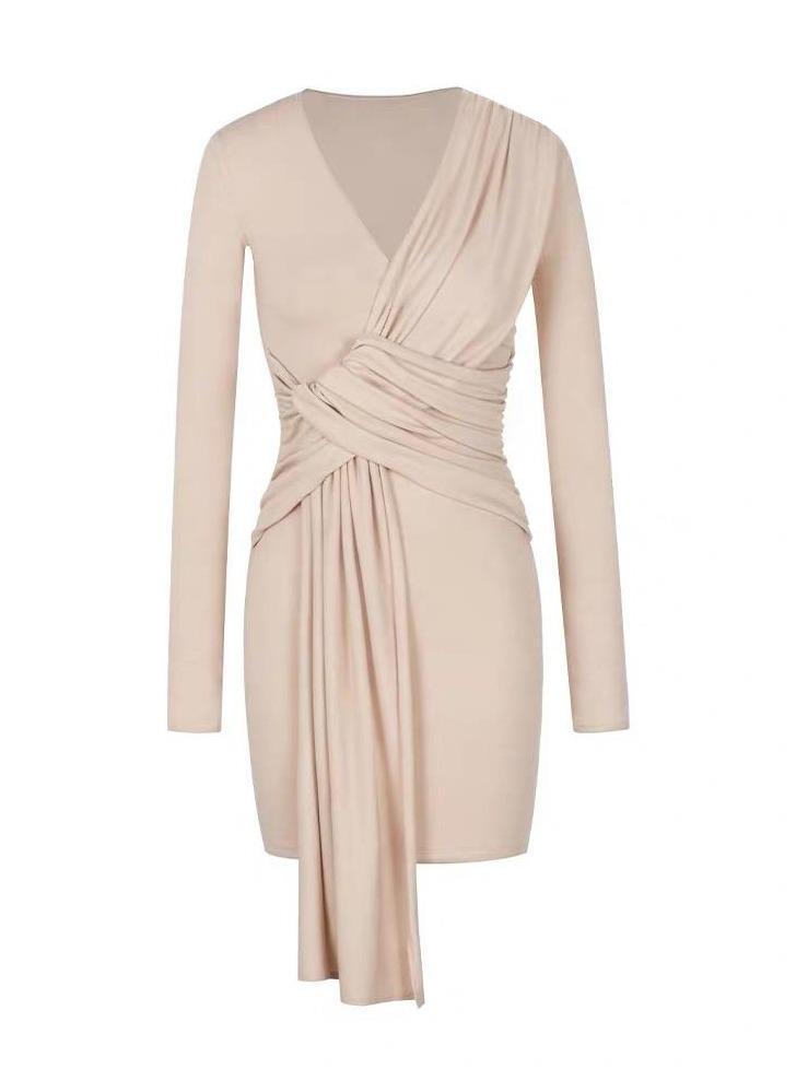 Elyse Long Sleeve Wrap Dress - Haya Henderson