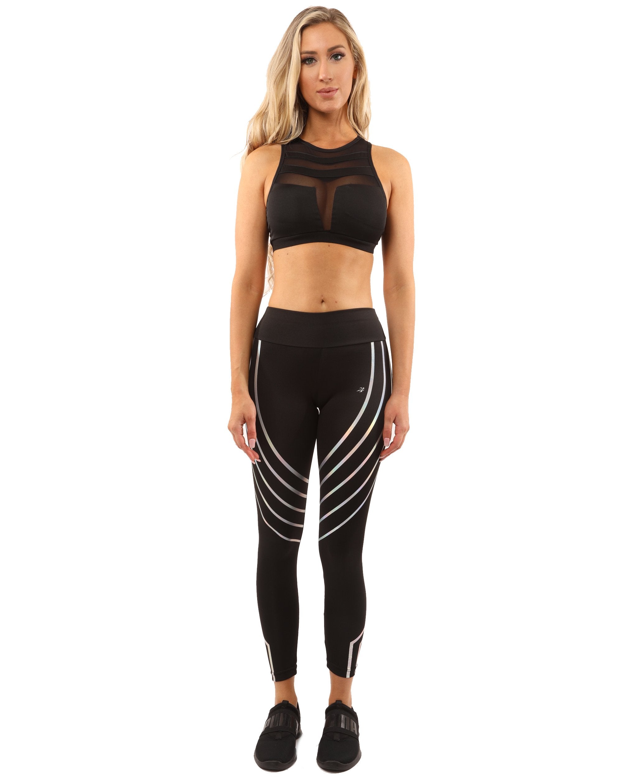 Laguna Set - Leggings & Sports Bra - Black - Haya Henderson